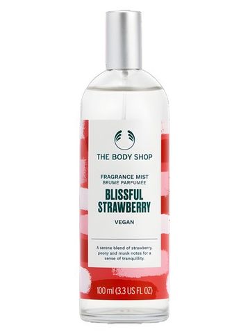 The Body Shop Blissful Strawberry fragrance bottle