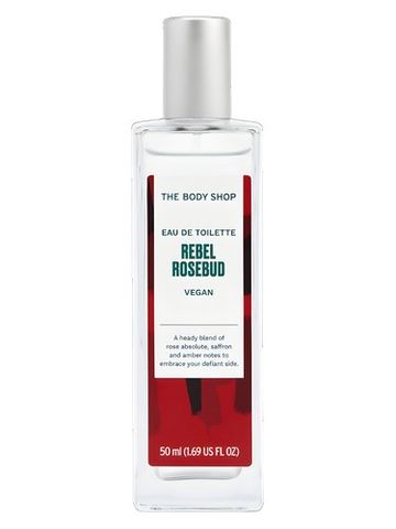 The Body Shop Rebel Rosebud Eau de Toilette fragrance bottle