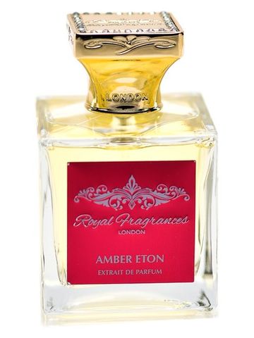 Royal Fragrances London Amber Eton fragrance bottle