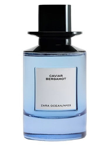 Zara Caviar Bergamot fragrance bottle