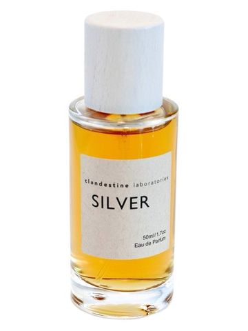 Clandestine Laboratories Silver fragrance bottle