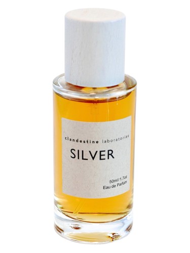 Clandestine Laboratories Silver fragrance bottle