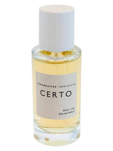 Clandestine Laboratories Certo fragrance bottle