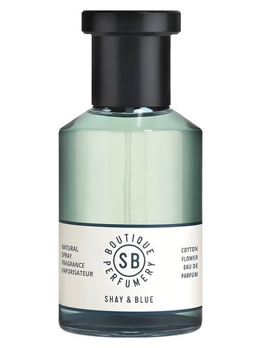 Shay Blue London Cotton Flower fragrance bottle