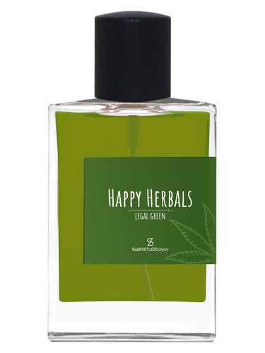 Subhi Khalilbayov Happy Herbals Legal Green fragrance bottle