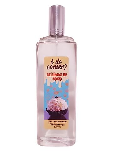Tiê Perfumes Beijinho de Coco fragrance bottle