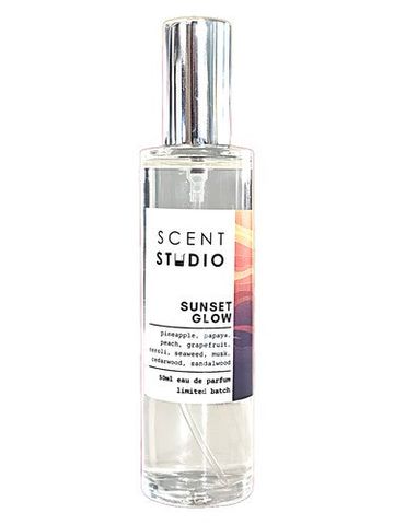Scent Studio Sunset Glow fragrance bottle