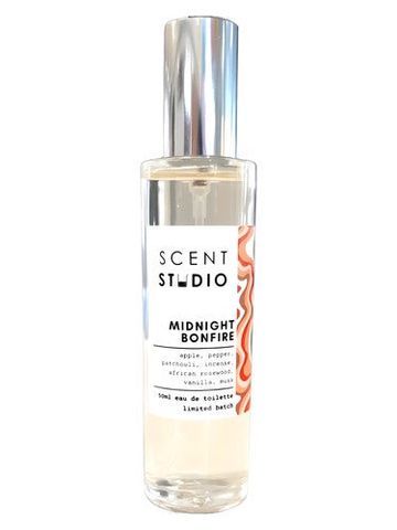 Scent Studio Midnight Bonfire fragrance bottle
