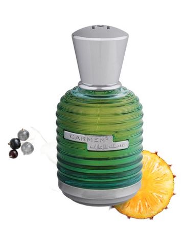Musk Carmen Turquoise fragrance bottle