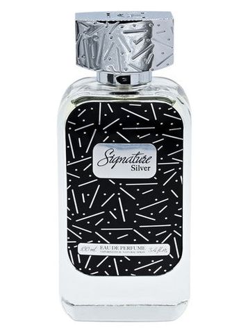 Dkhoon Emirates Signature Silver fragrance bottle