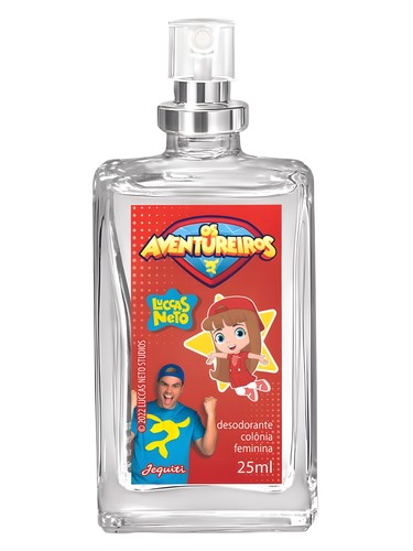 Jequiti Luccas Neto Aventureira Vermelha fragrance bottle