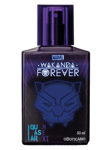 O Boticario Quasar Next Wakanda Forever fragrance bottle