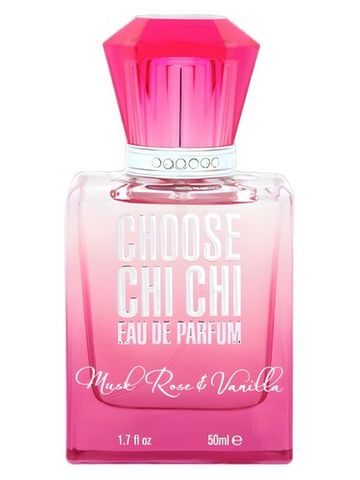 Chi Chi Musk Rose & Vanilla fragrance bottle