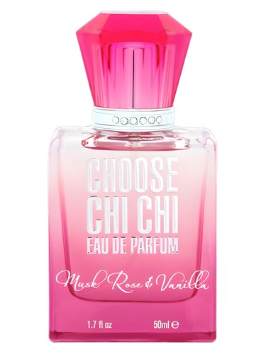 Chi Chi Musk Rose & Vanilla fragrance bottle