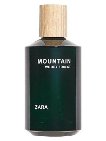 Zara Mountain Woody Forest fragrance bottle