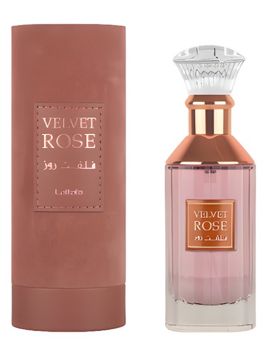 Lattafa Perfumes Velvet Rose fragrance bottle