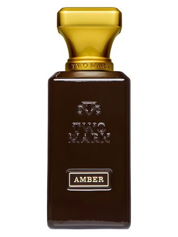 Two Mark Amber fragrance bottle