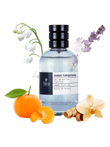 Thera Cosmeticos Samia Turquoise fragrance bottle