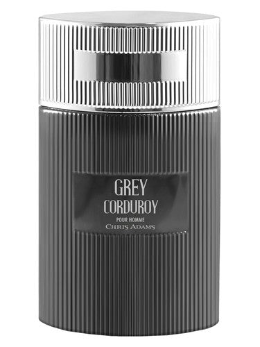 Chris Adams Grey Corduroy Pour Homme fragrance bottle