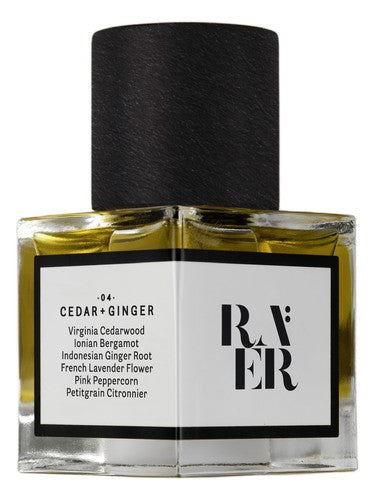 RAER Scents Accord No. 04: Cedar + Ginger fragrance bottle