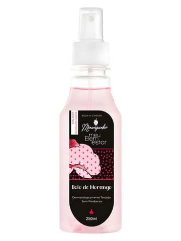 Água de Cheiro Meu Bem Estar Moranguinho Bolo de Morango fragrance bottle