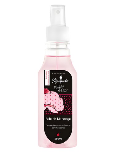 Água de Cheiro Meu Bem Estar Moranguinho Bolo de Morango fragrance bottle