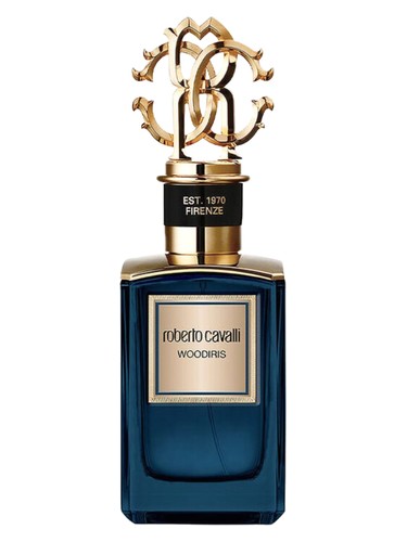 Roberto Cavalli Woodiris fragrance bottle