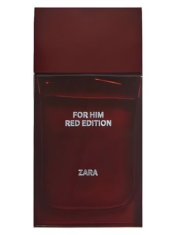 Zara For Him Red Edition fragrance bottle