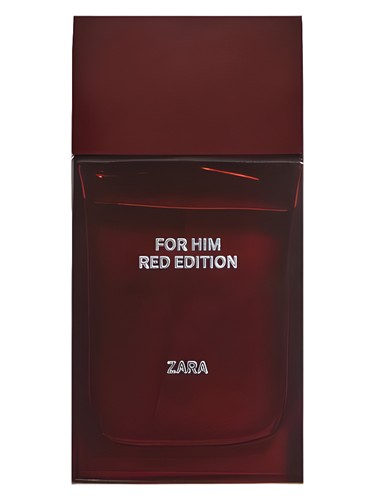 Zara For Him Red Edition fragrance bottle