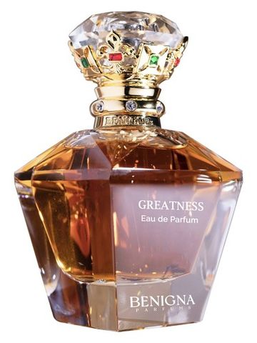 Benigna Parfums Greatness fragrance bottle