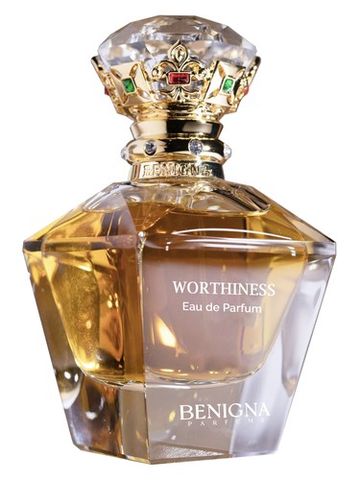 Benigna Parfums Worthiness fragrance bottle