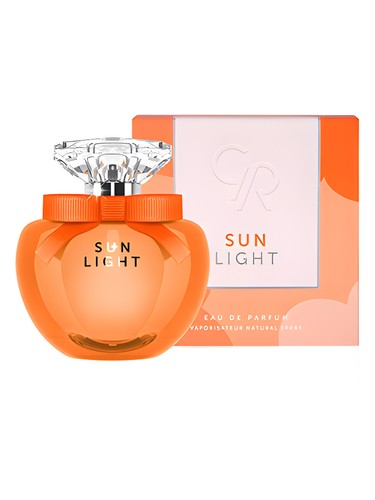 Golden Rose Sun Light fragrance bottle