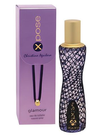 Christina Aguilera X Pose Glamour fragrance bottle
