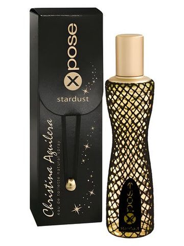 Christina Aguilera X Pose Stardust fragrance bottle