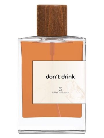Subhi Khalilbayov Don't Drink fragrance bottle