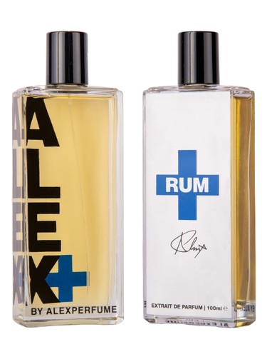 Alex+ Rum+ fragrance bottle