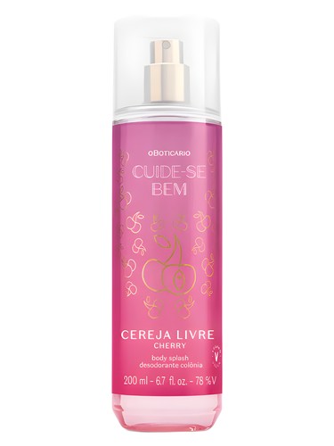 O Boticario Cuide-se Bem Cereja Livre fragrance bottle