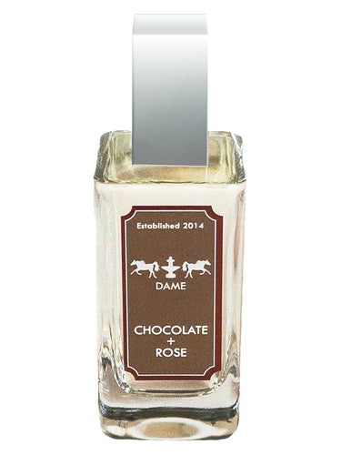 Dame Perfumery Chocolate+ Rose fragrance bottle