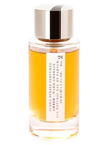 Aloha Senses No. 2 Amber Warm Embrace fragrance bottle