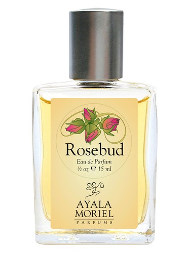 Ayala Moriel Rosebud fragrance bottle