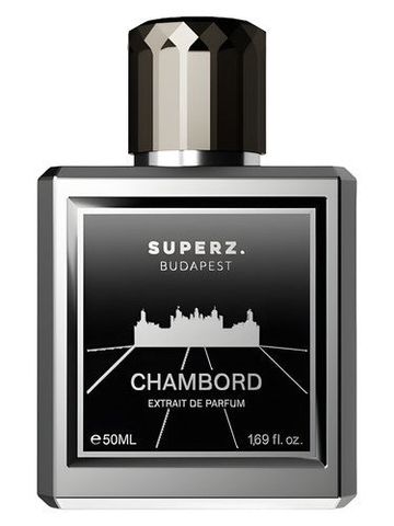 Superz. Chambord fragrance bottle