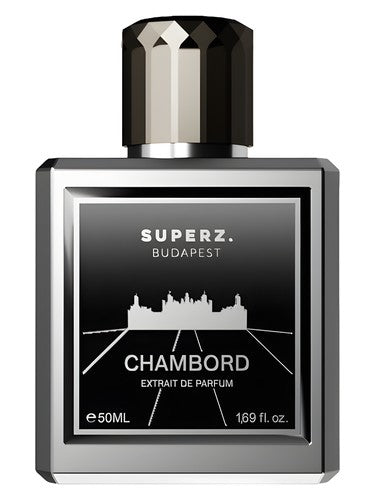 Superz. Chambord fragrance bottle