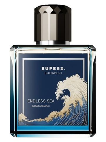 Superz. Endless Sea fragrance bottle