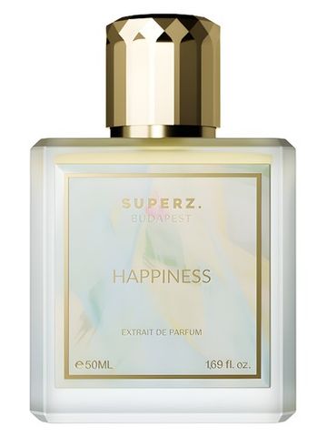 Superz. Happiness fragrance bottle