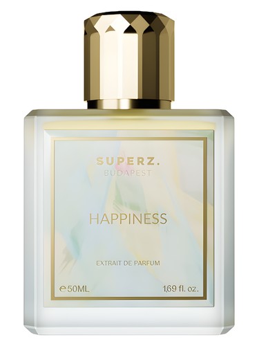 Superz. Happiness fragrance bottle