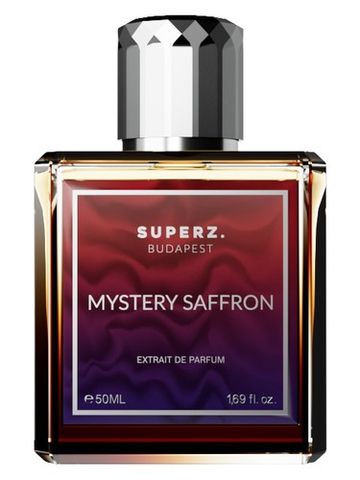 Superz. Mystery Saffron fragrance bottle