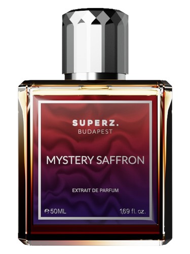 Superz. Mystery Saffron fragrance bottle