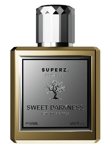 Superz. Sweet Darkness fragrance bottle