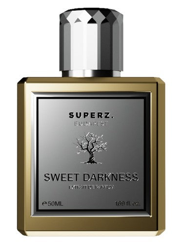 Superz. Sweet Darkness fragrance bottle