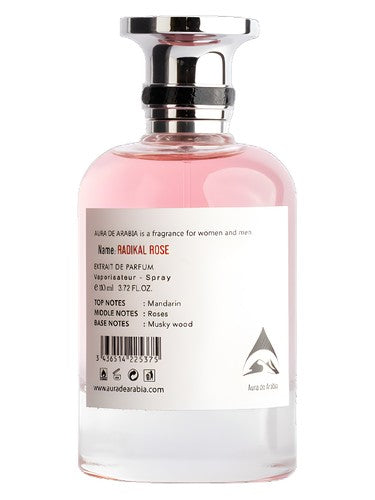 Aura de Arabia Radikal Rose fragrance bottle